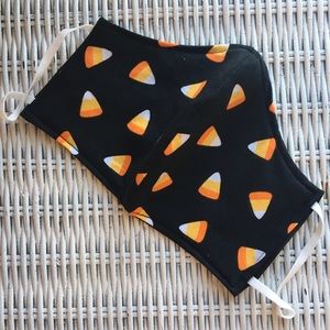 Candy Corn Halloween Cotton Face Mask